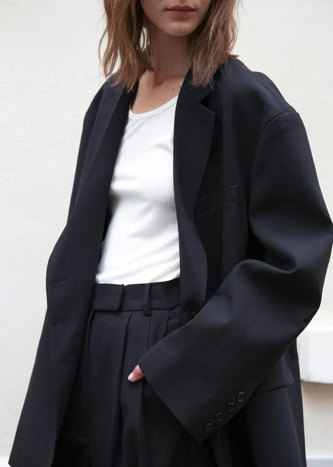 Clothing Women The Frankie Shop Bea Blazer 8211 Black