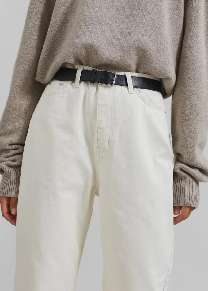 Clothing Women The Frankie Shop Bexley Jeans 8211 Cream