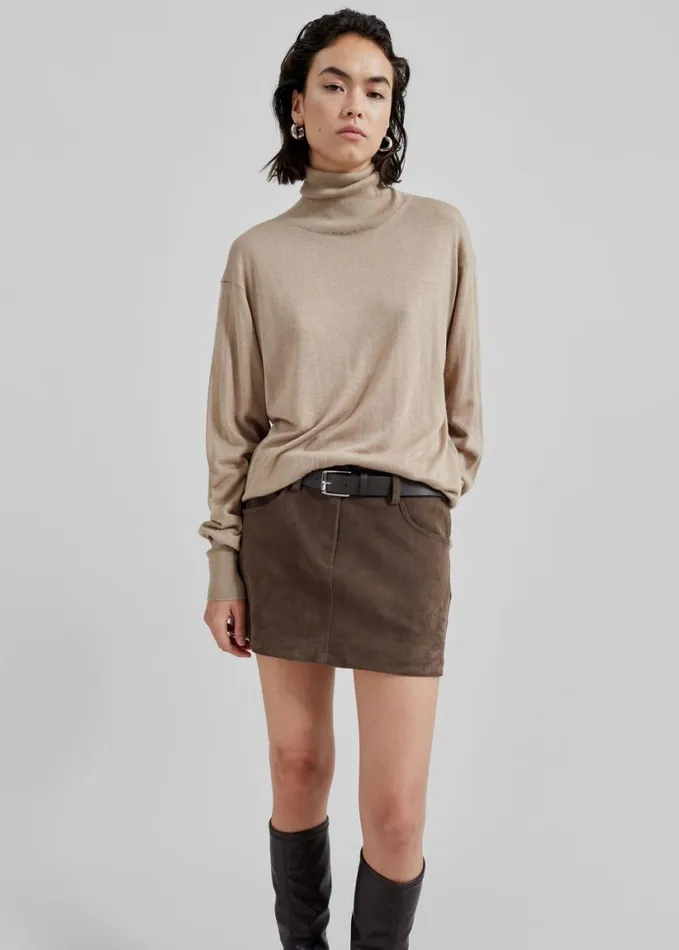 Clothing Women The Frankie Shop By Malene Birger Mohsen Turtleneck 8211 Nomad