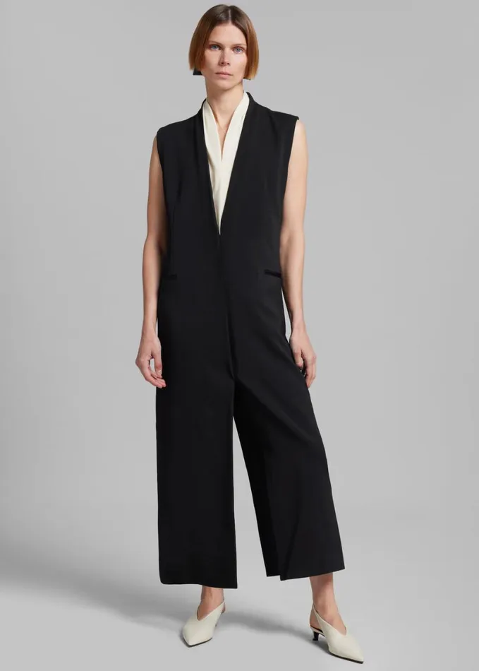Clothing Women The Frankie Shop Esse Studios Solpha Vest Dress 8211 Black