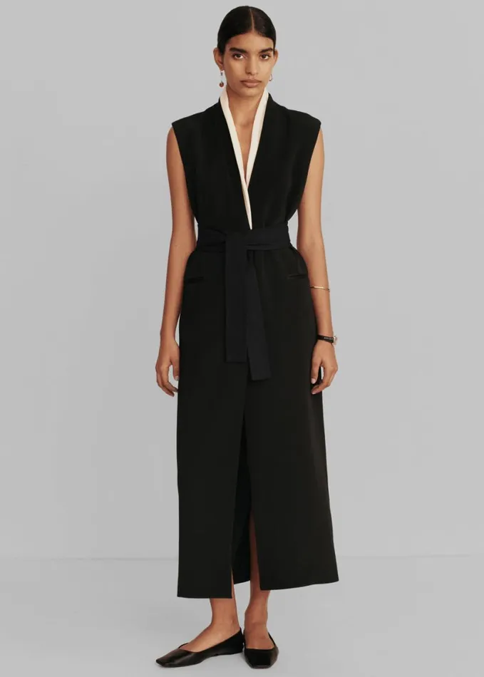 Clothing Women The Frankie Shop Esse Studios Solpha Vest Dress 8211 Black