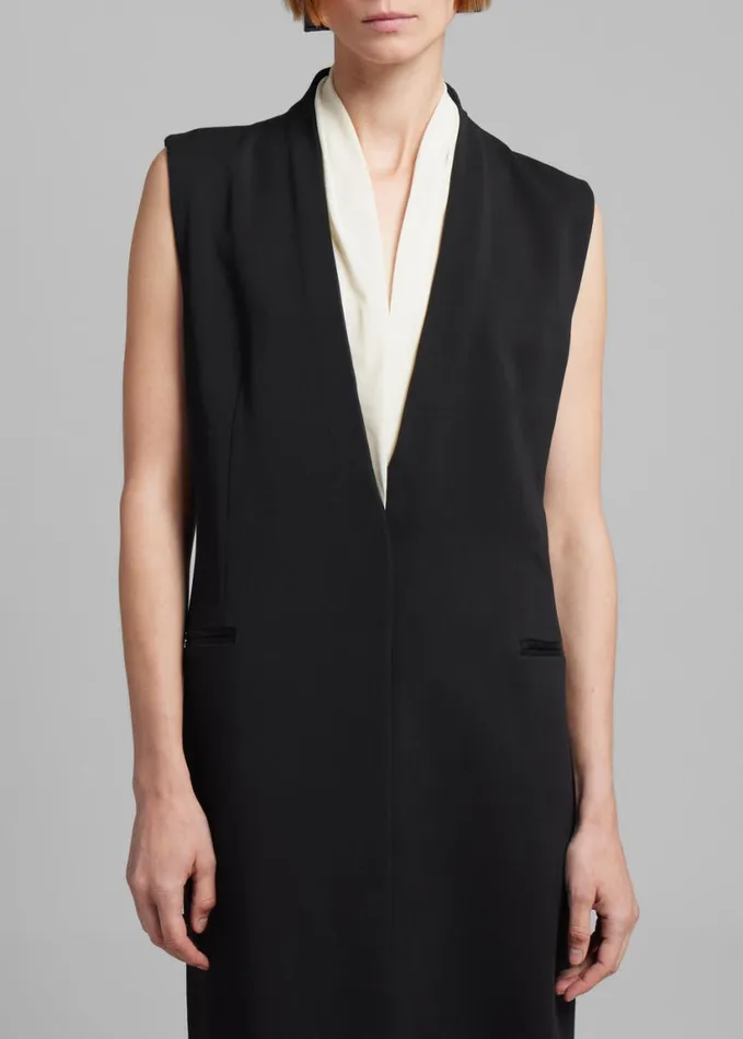 Clothing Women The Frankie Shop Esse Studios Solpha Vest Dress 8211 Black