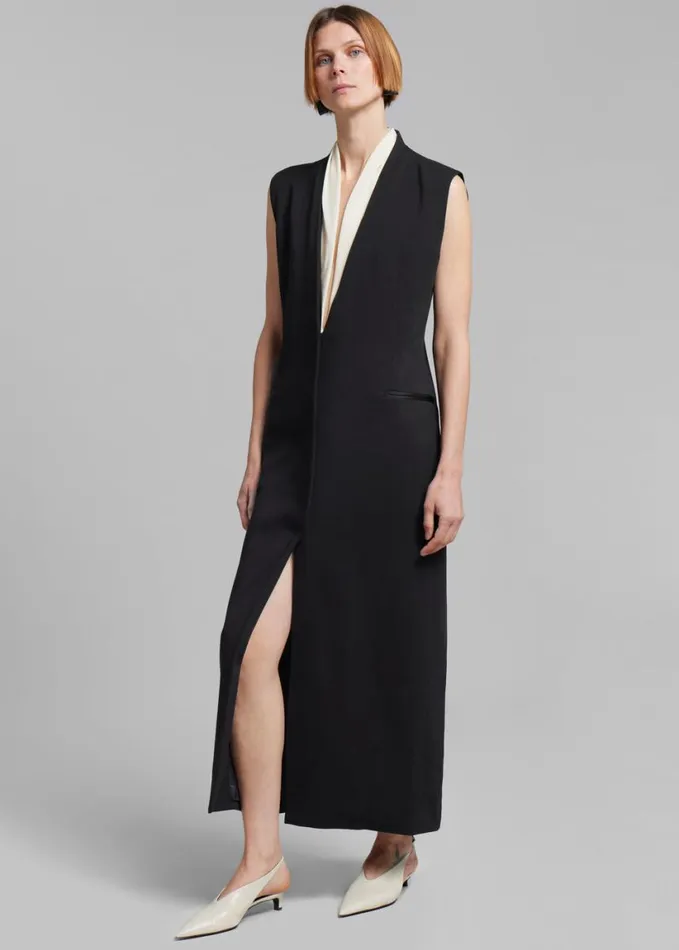 Clothing Women The Frankie Shop Esse Studios Solpha Vest Dress 8211 Black
