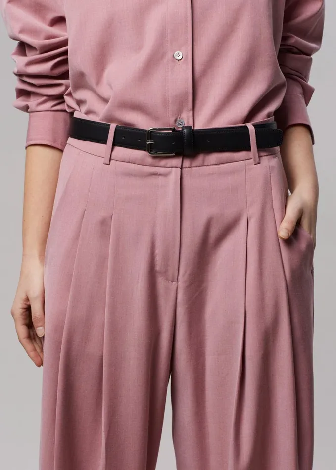 Clothing Women The Frankie Shop Gelso Pleated Trousers 8211 Rose