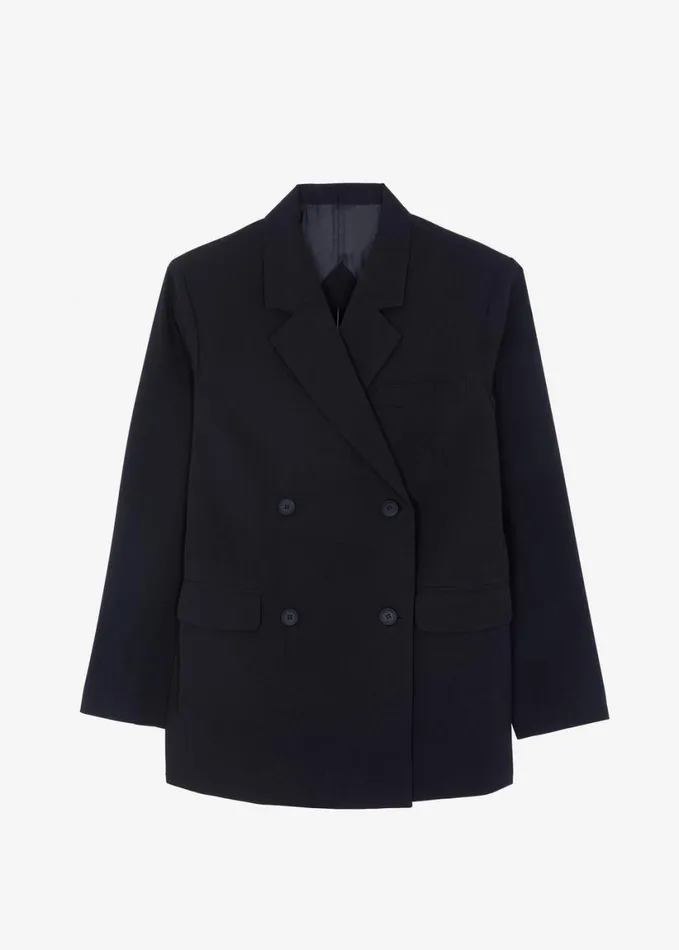 Clothing Women The Frankie Shop Girona Open Back Blazer 8211 Black