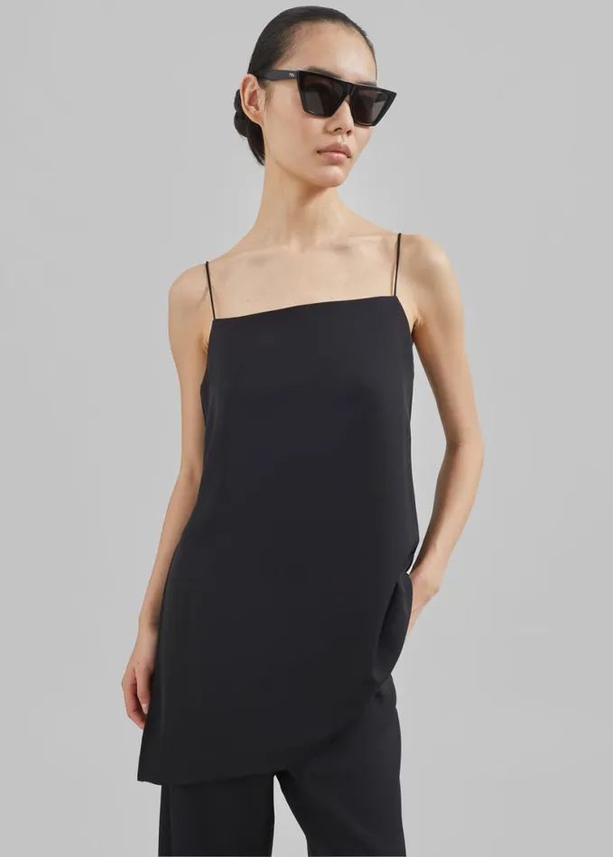 Clothing Women The Frankie Shop Imre Tank Top 8211 Black