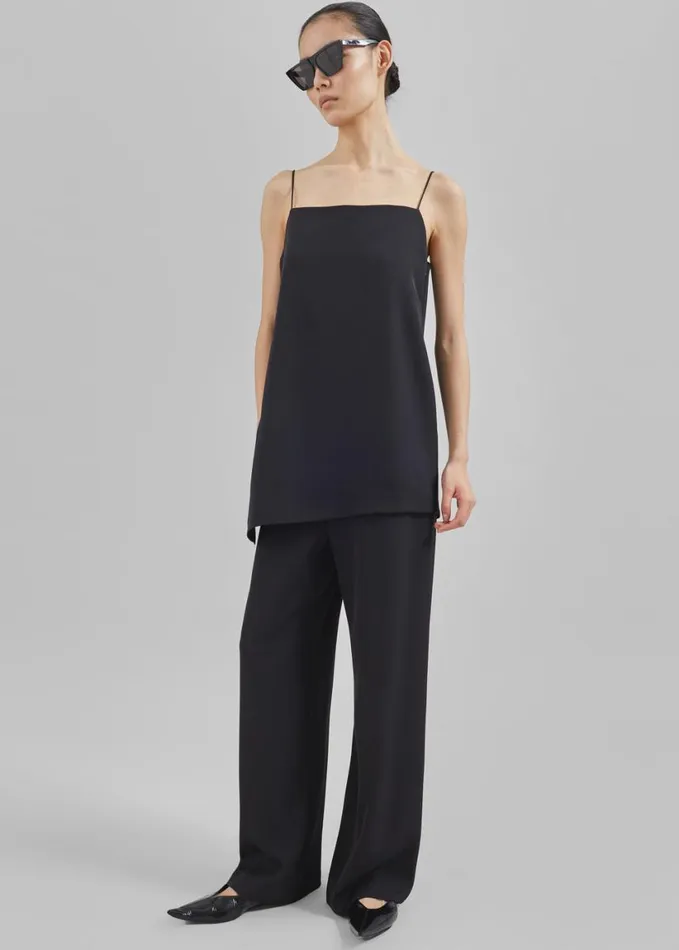 Clothing Women The Frankie Shop Imre Tank Top 8211 Black