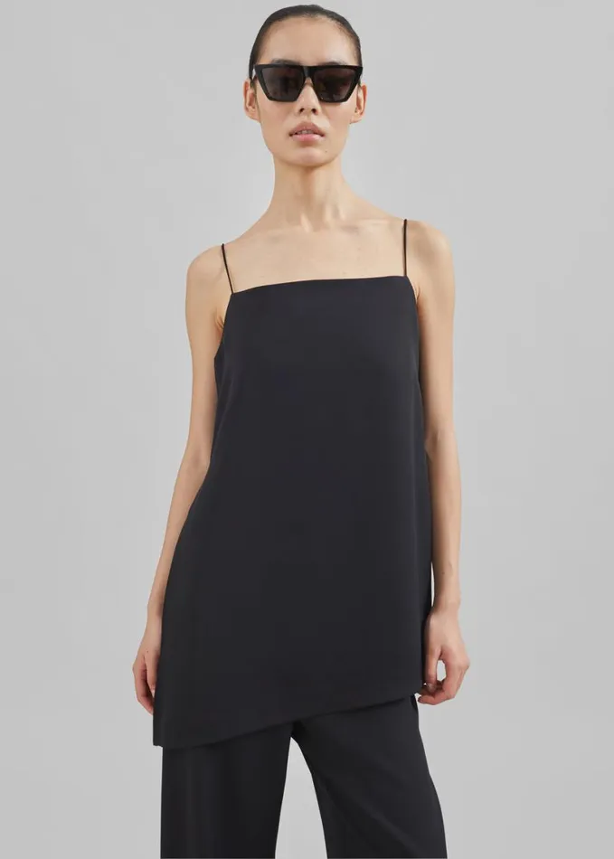 Clothing Women The Frankie Shop Imre Tank Top 8211 Black