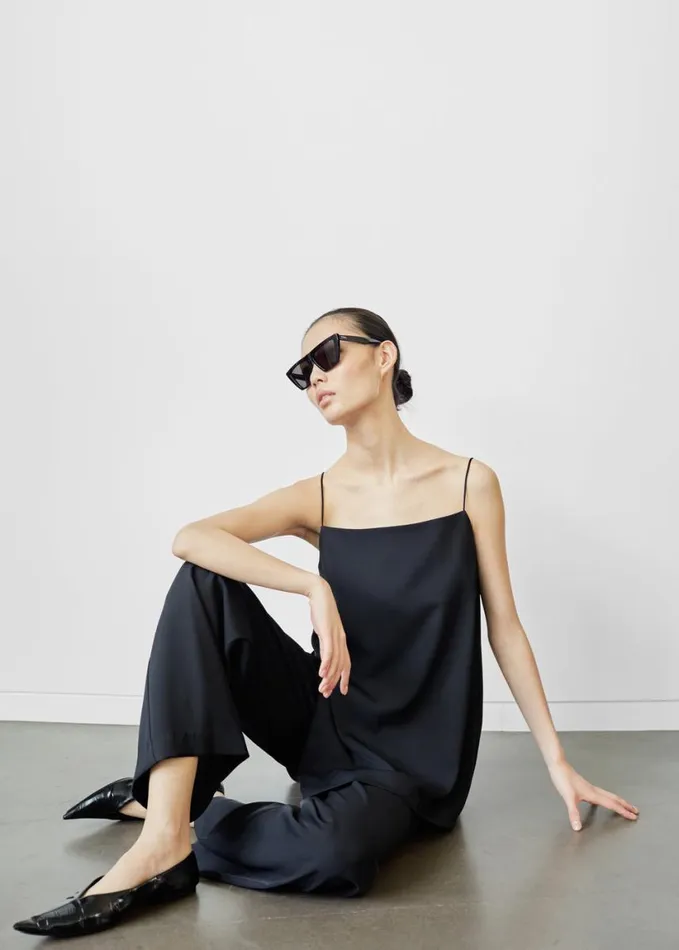 Clothing Women The Frankie Shop Imre Tank Top 8211 Black