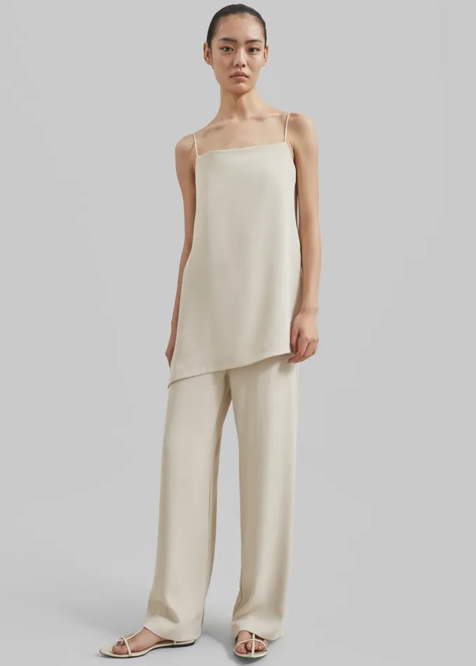Clothing Women The Frankie Shop Imre Trousers 8211 Beige