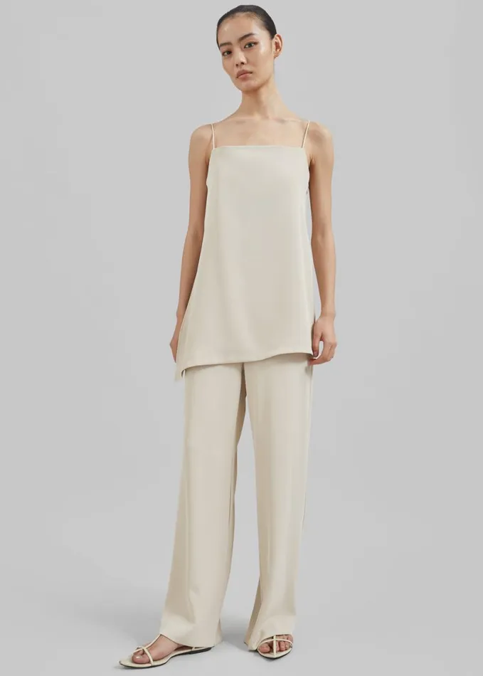 Clothing Women The Frankie Shop Imre Trousers 8211 Beige