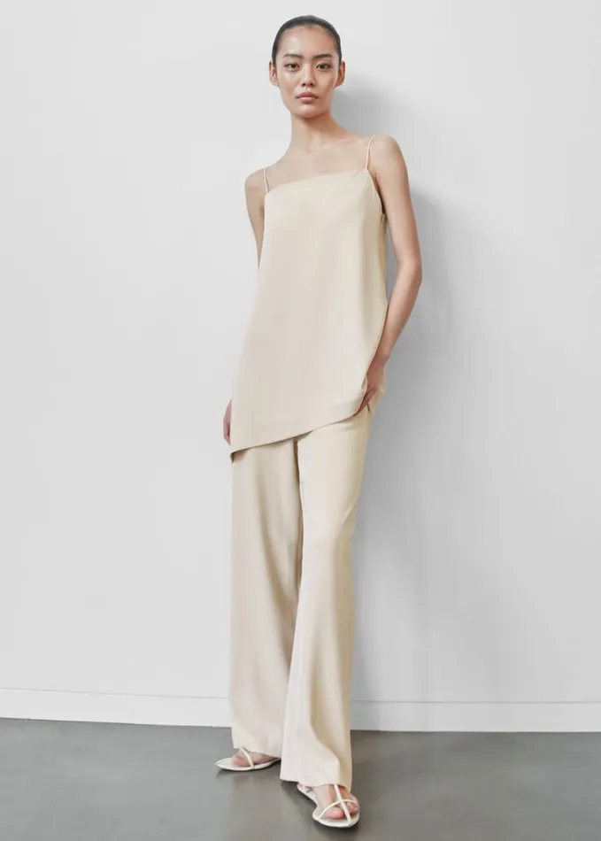 Clothing Women The Frankie Shop Imre Trousers 8211 Beige