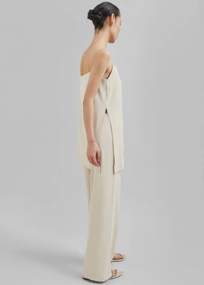Clothing Women The Frankie Shop Imre Trousers 8211 Beige