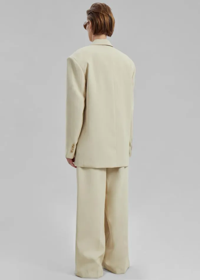 Clothing Women The Frankie Shop Indio Blazer 8211 Beige