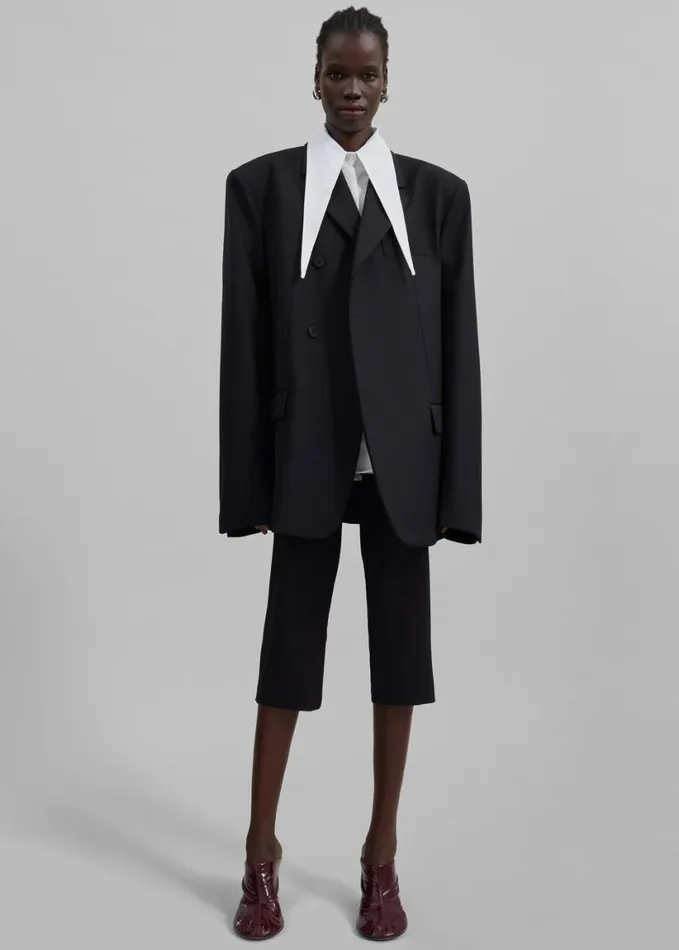 Clothing Women The Frankie Shop Iva Blazer 8211 Black