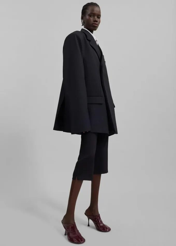 Clothing Women The Frankie Shop Iva Blazer 8211 Black
