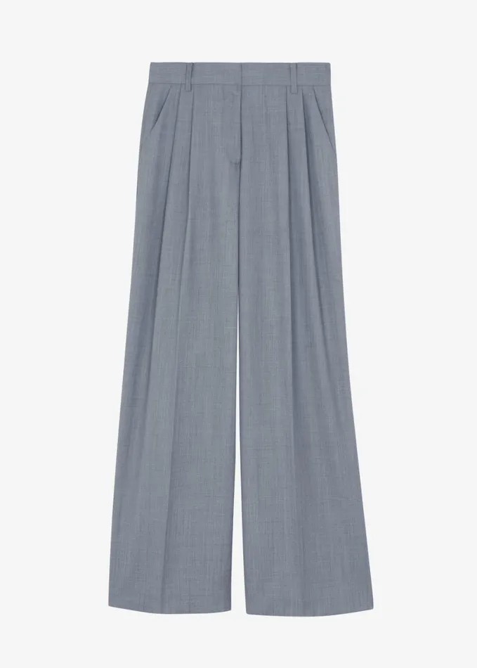 Clothing Women The Frankie Shop Jorae Pleated Trousers 8211 Grey