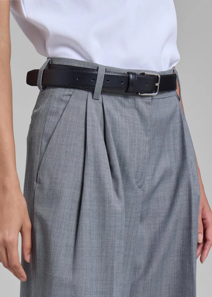 Clothing Women The Frankie Shop Jorae Pleated Trousers 8211 Grey