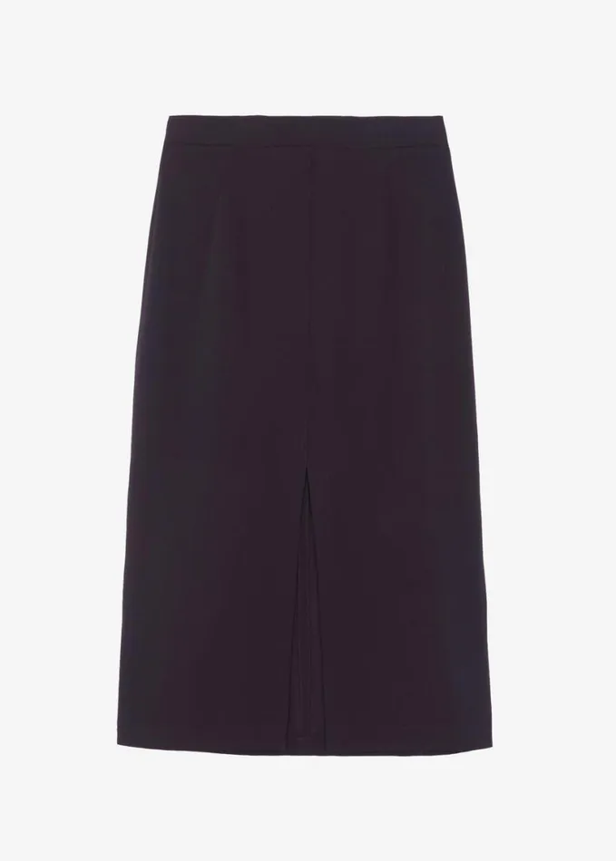 Clothing Women The Frankie Shop Judy Midi Skirt 8211 Dark Plum