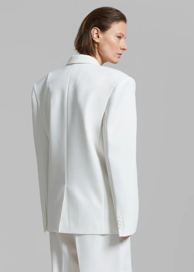 Clothing Women The Frankie Shop Jun Blazer 8211 White