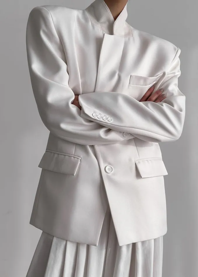 Clothing Women The Frankie Shop Jun Blazer 8211 White