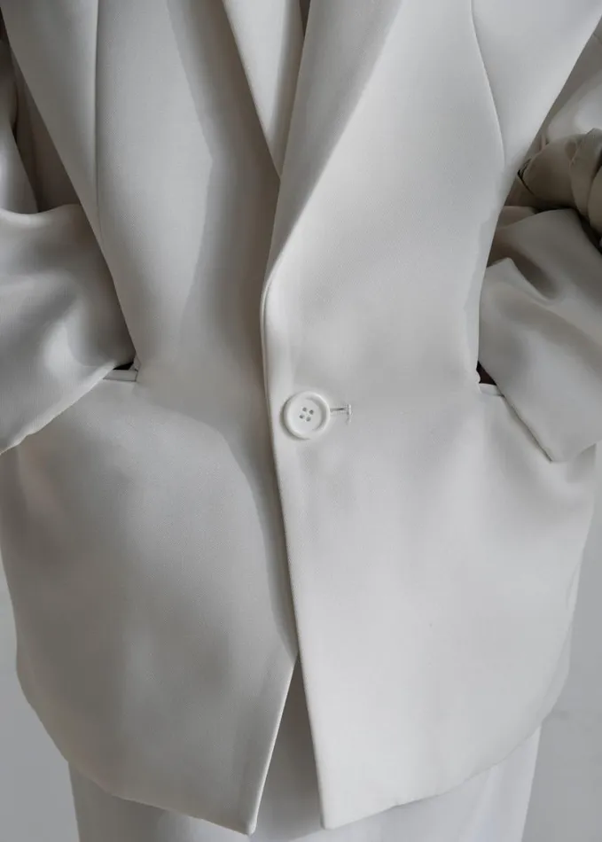 Clothing Women The Frankie Shop Jun Blazer 8211 White