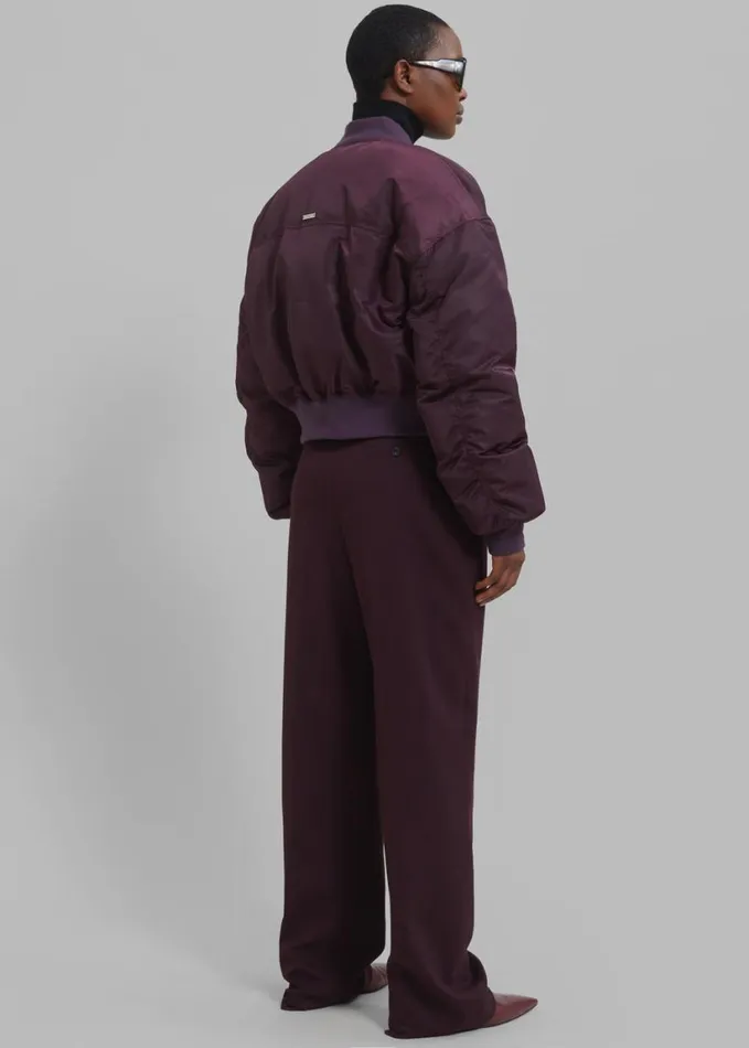 Clothing Women The Frankie Shop Kylen Trousers 8211 Prune