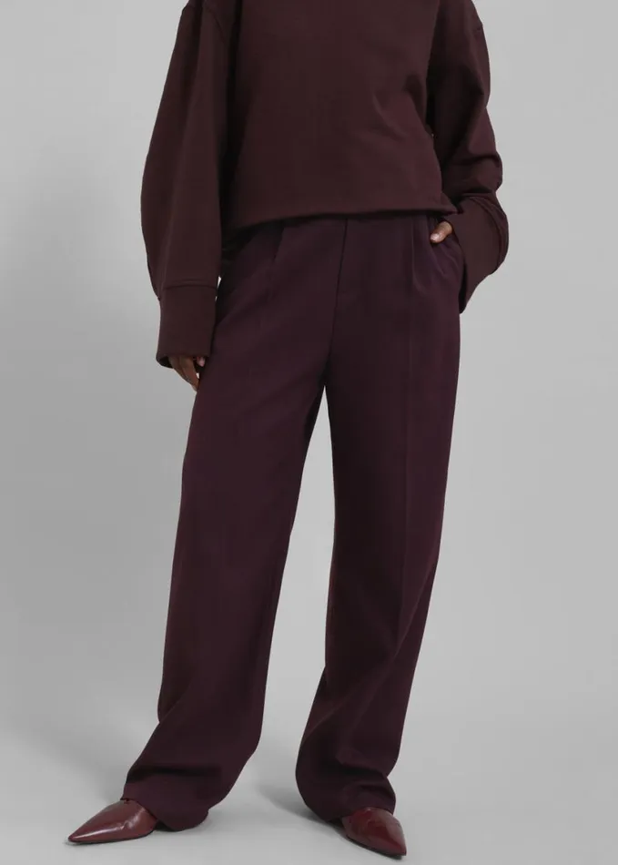 Clothing Women The Frankie Shop Kylen Trousers 8211 Prune