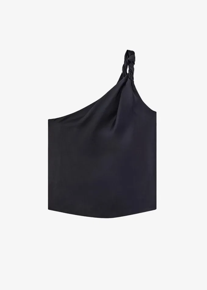 Clothing Women The Frankie Shop Loulou Studio Adiran Top 8211 Black