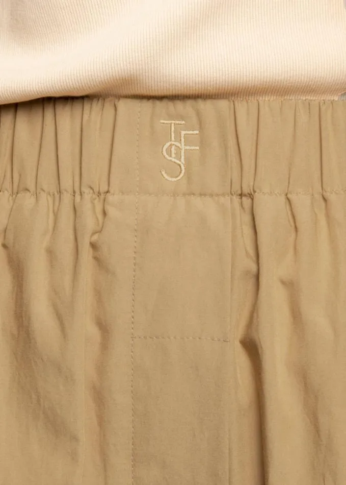Clothing Women The Frankie Shop Lui Organic Cotton Boxer Short 8211 Sahara
