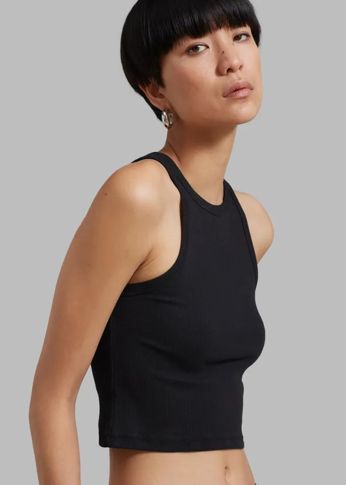 Clothing Women The Frankie Shop Maisy Tank Top 8211 Black