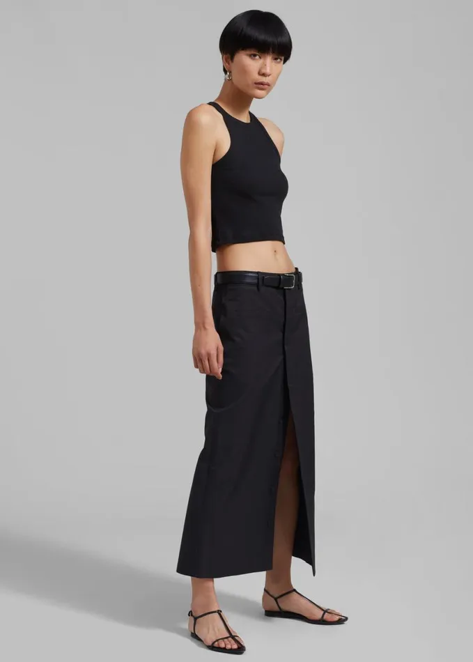 Clothing Women The Frankie Shop Maisy Tank Top 8211 Black