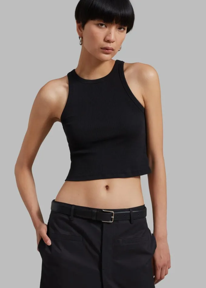 Clothing Women The Frankie Shop Maisy Tank Top 8211 Black