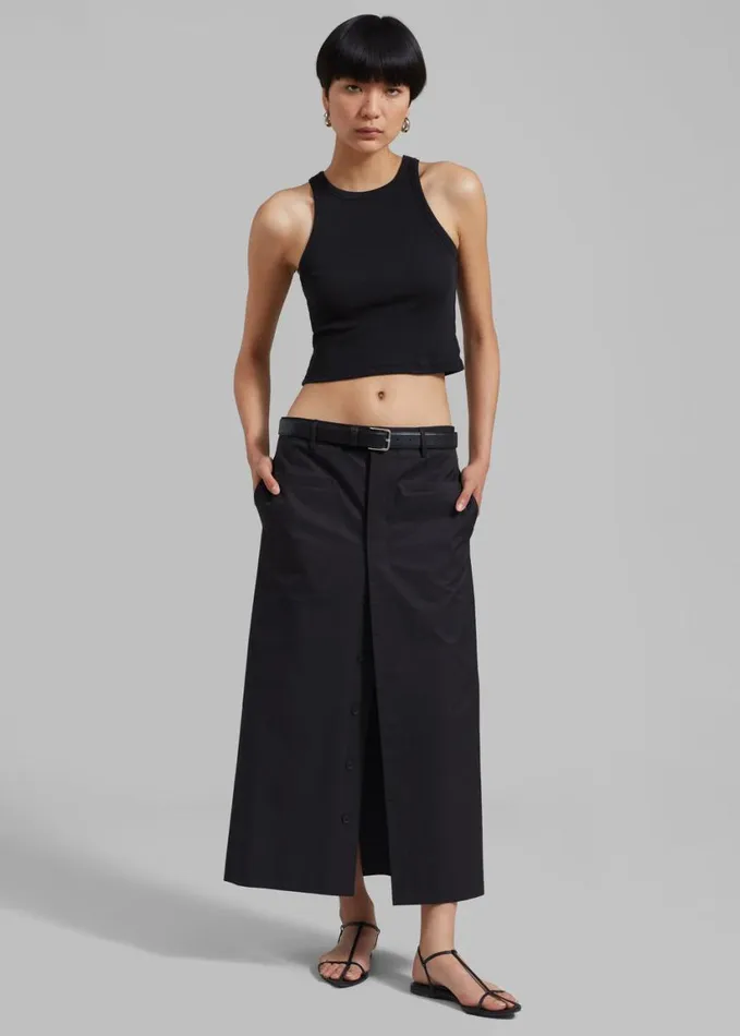Clothing Women The Frankie Shop Maisy Tank Top 8211 Black