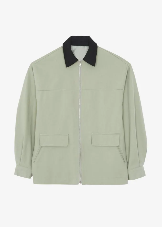 Clothing Women The Frankie Shop Malia Utility Jacket 8211 Khaki