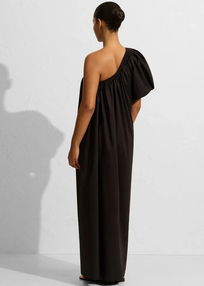Clothing Women The Frankie Shop Matteau One Shoulder Maxi Dress 8211 Black