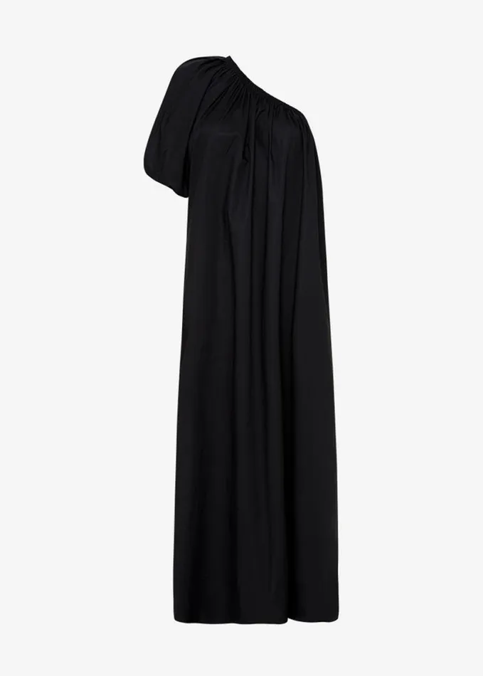 Clothing Women The Frankie Shop Matteau One Shoulder Maxi Dress 8211 Black