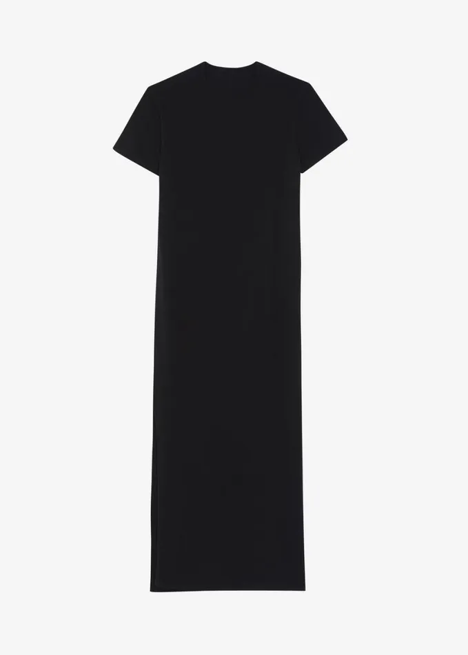 Clothing Women The Frankie Shop Maya TShirt Dress 8211 Black