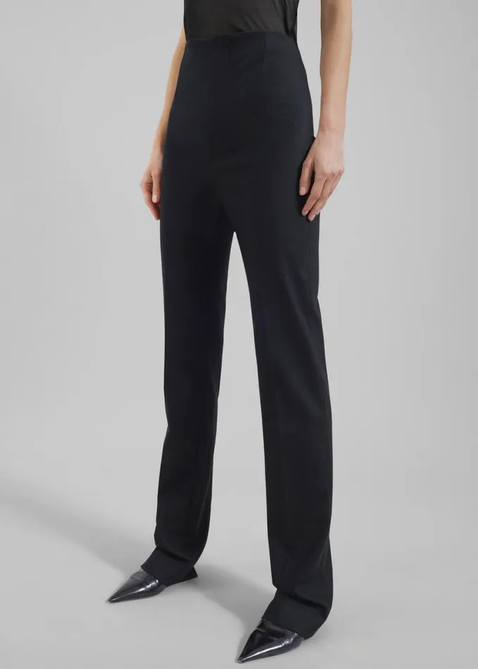 Clothing Women The Frankie Shop Morrison Long Trousers 8211 Black