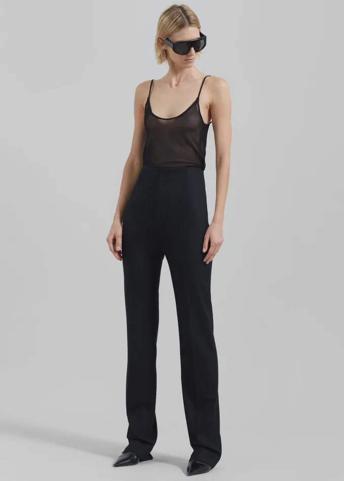Clothing Women The Frankie Shop Morrison Long Trousers 8211 Black