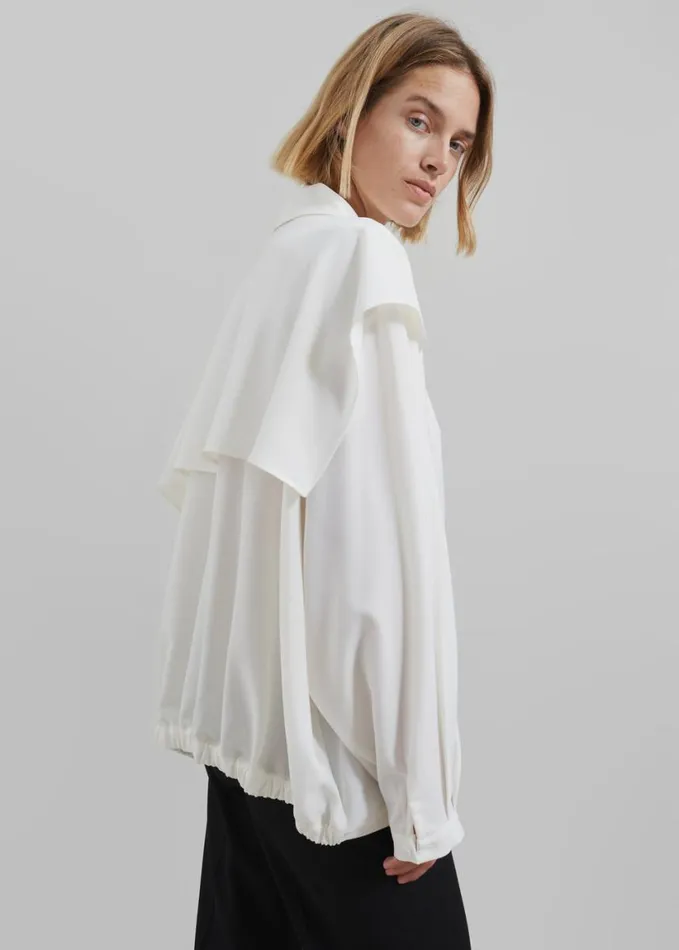 Clothing Women The Frankie Shop Ruma Blouse 8211 Off White