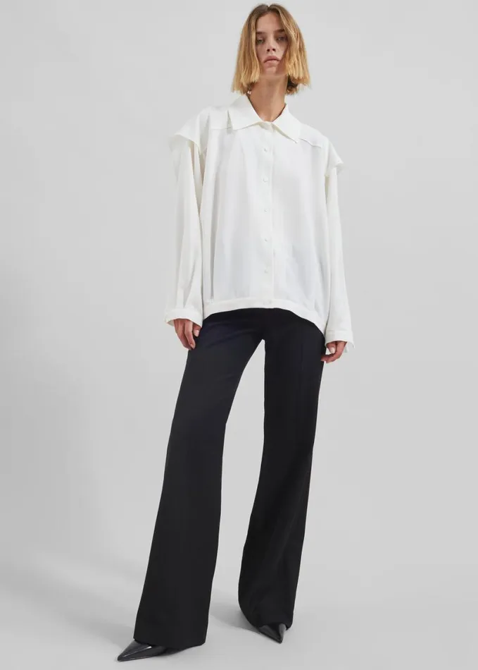 Clothing Women The Frankie Shop Ruma Blouse 8211 Off White