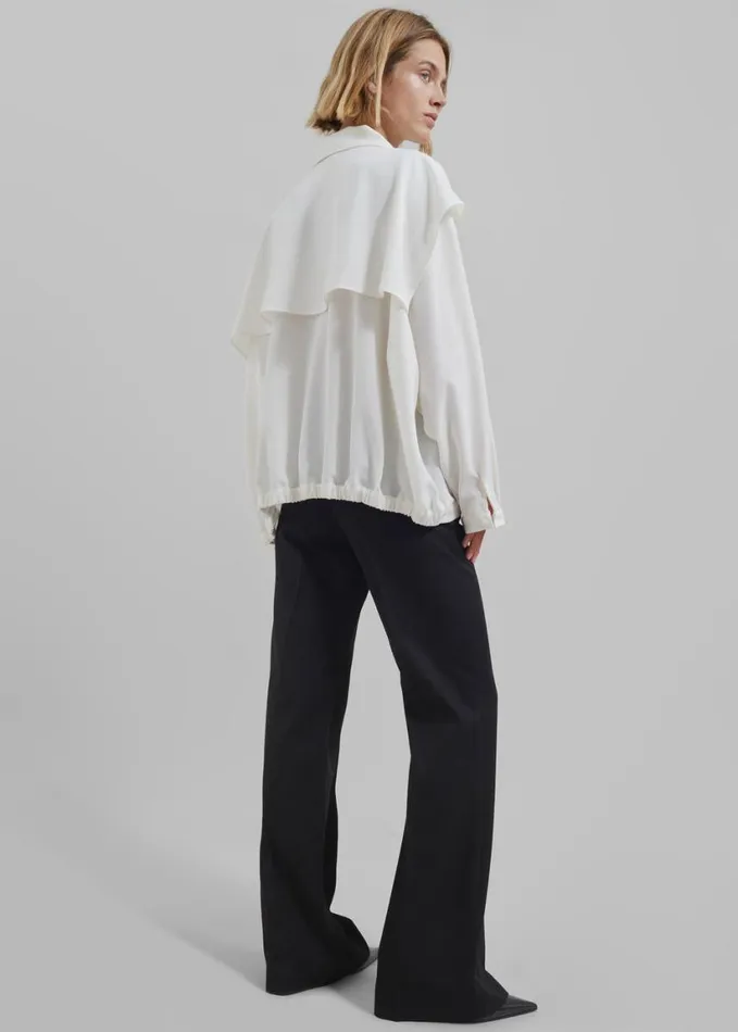 Clothing Women The Frankie Shop Ruma Blouse 8211 Off White