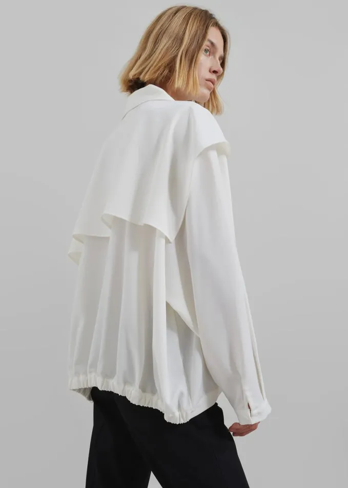 Clothing Women The Frankie Shop Ruma Blouse 8211 Off White