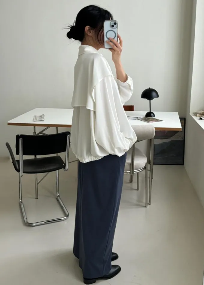 Clothing Women The Frankie Shop Ruma Blouse 8211 Off White