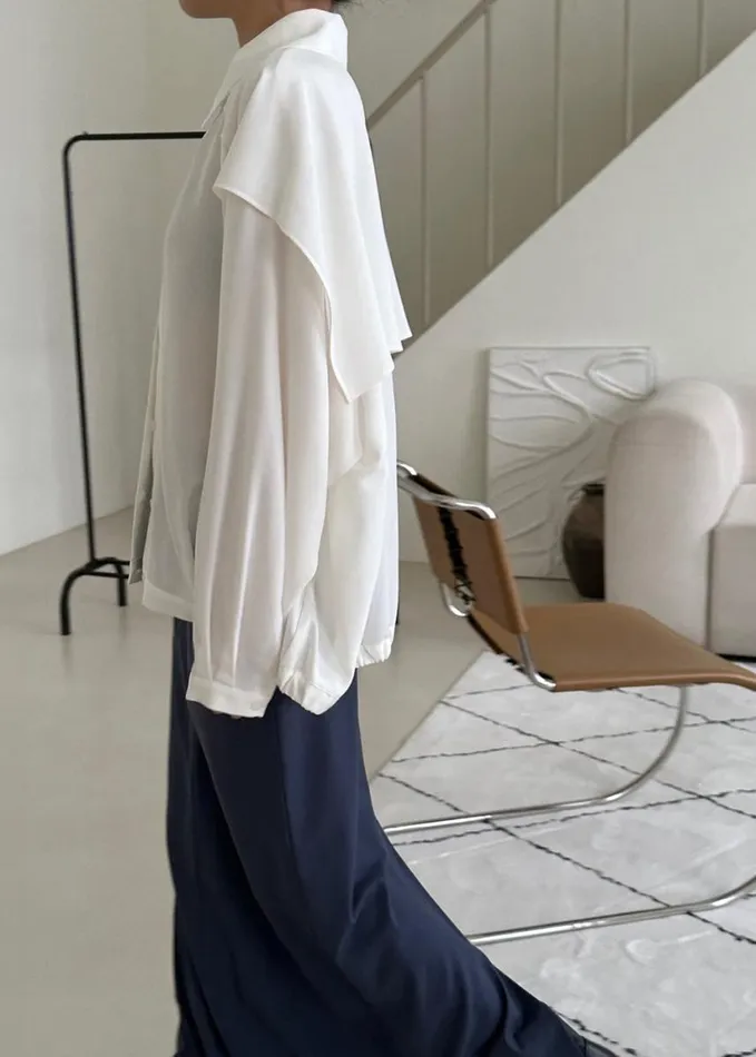 Clothing Women The Frankie Shop Ruma Blouse 8211 Off White