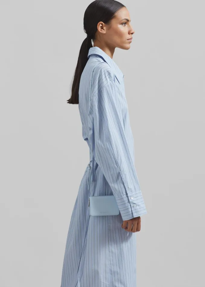 Clothing Women The Frankie Shop Samse Samse Sacata Dress 8211 Brunnera Blue Small St