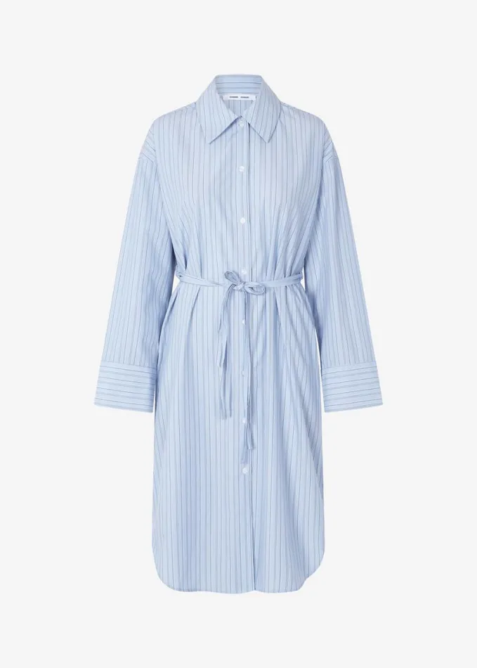 Clothing Women The Frankie Shop Samse Samse Sacata Dress 8211 Brunnera Blue Small St