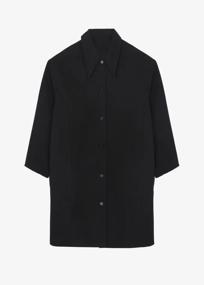 Clothing Women The Frankie Shop Stevie Peacoat 8211 Black