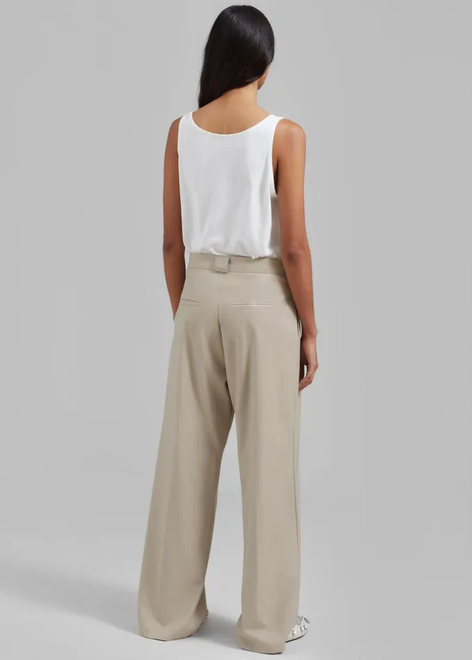 Clothing Women The Frankie Shop Tate Trousers 8211 Beige